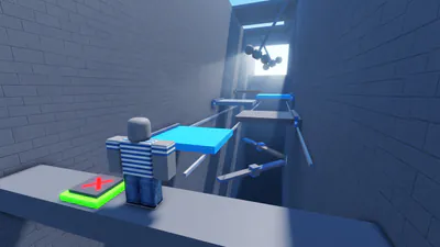 Паркур в бетонном колодце — работа ученика в Roblox, Кирилл, 12 лет